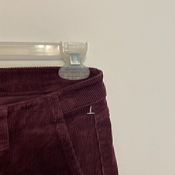 NEW NWOT CASLON NORDSTROM Corduroy Utility Pants Burgundy Maroon Red PETITE 27P - Picture 8 of 13